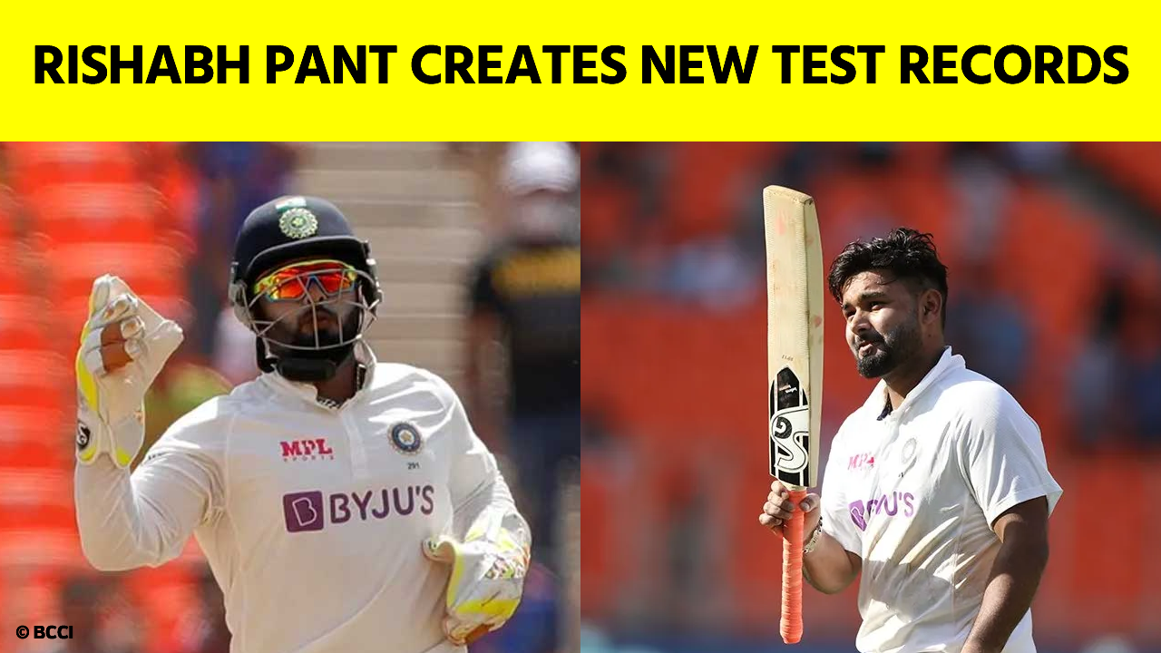 rishabh pant test cricket records