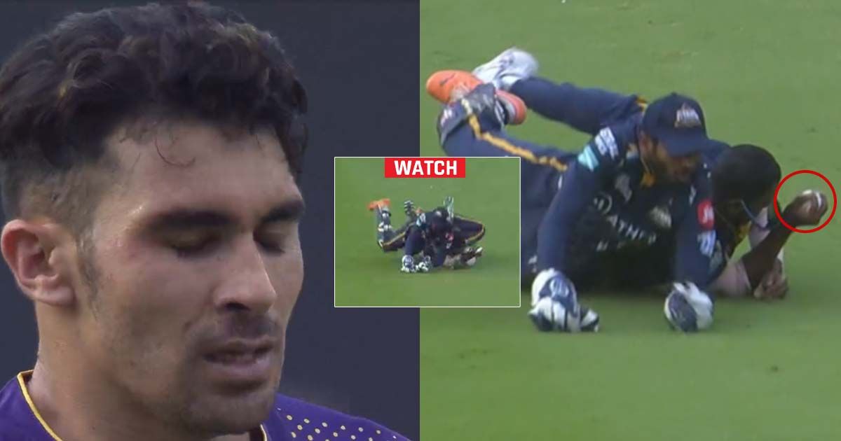 gurbaz wicket yash dayal catch gt vs kkr ipl 2023 sportstiger