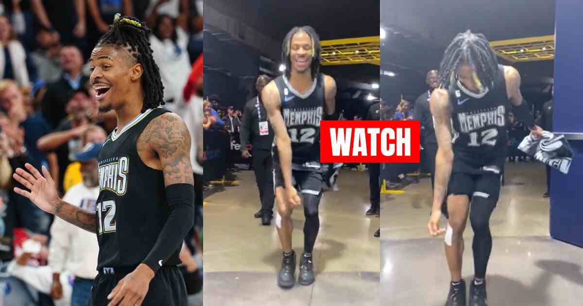 WATCH Memphis Grizzlies guard Ja Morant hits the griddy after win