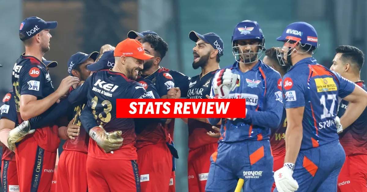 lsg vs rcb stats review ipl 2023 sportstiger