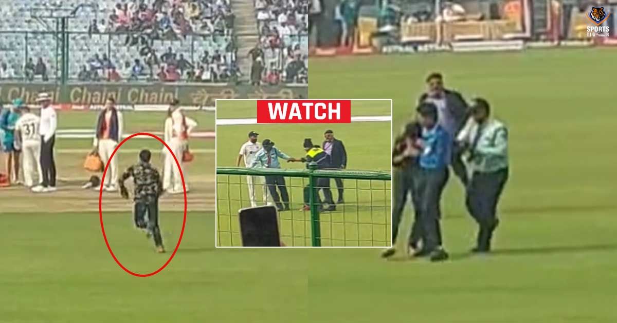 mohammad shami pitch invasion ind vs aus 2nd test sportstiger
