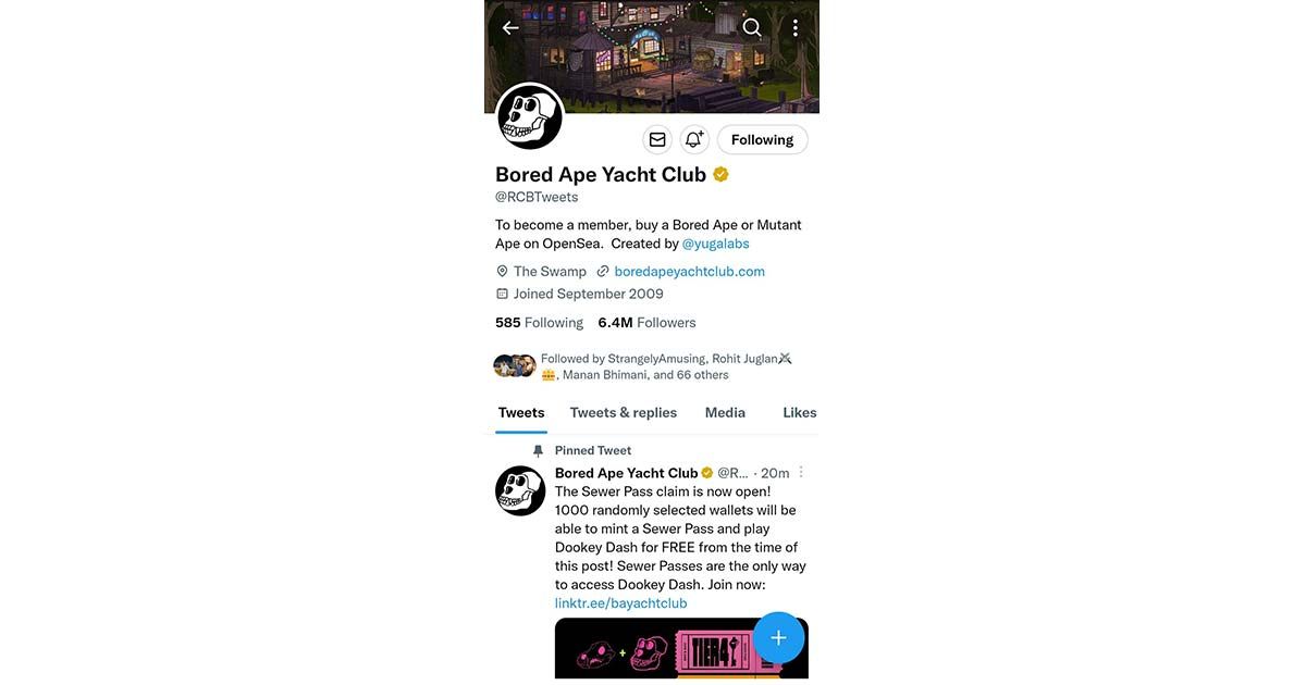 rcb hacked account