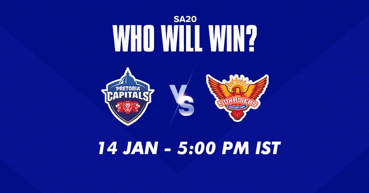 sa20 who will win pretoria capitals vs sunrisers eastern cape sportstiger