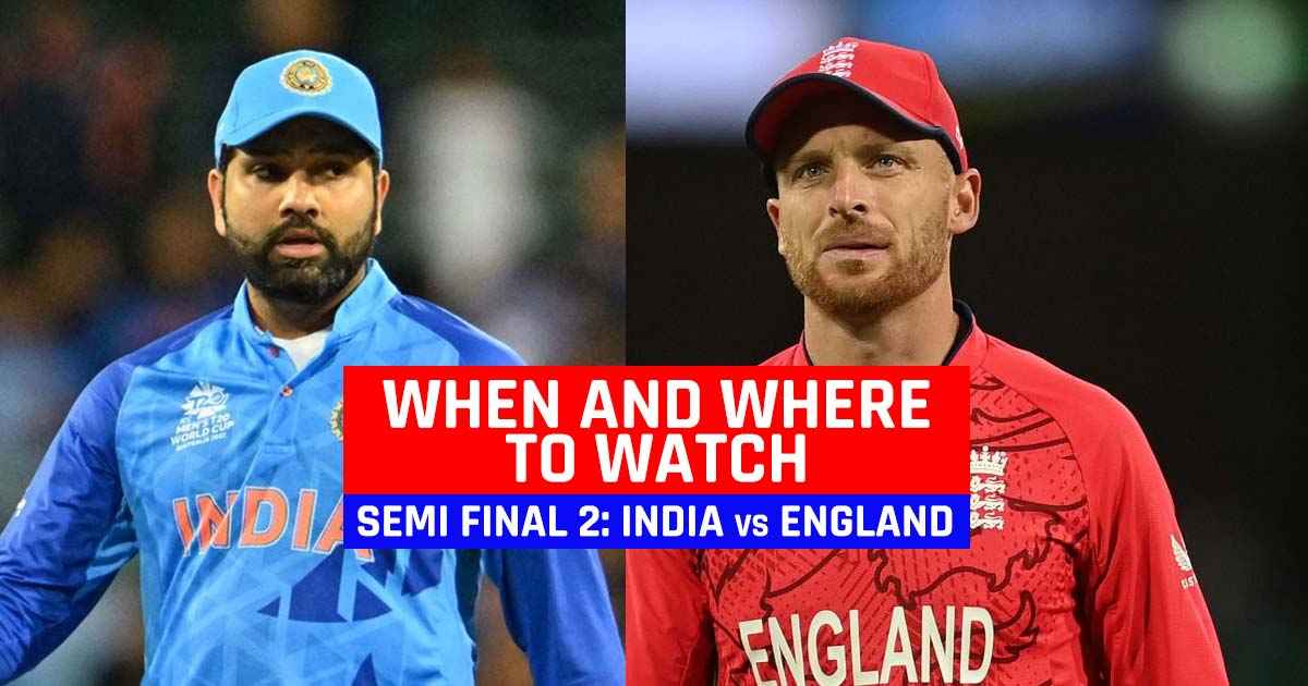 T20 WC 2022 Semifinal 2 Date and Time | India vs England Semifinal 2 - Ind Vs Eng Where To Watch In Usa
